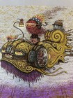 Marq Spusta On Their Way Full Size 16x18 Screen Print Signed Main Edition  160