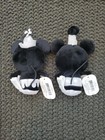 Hallmark Itty Bittys Disney Steamboat Willie Mickey   Minnie Mouse Set New Plush