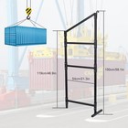 4pcs Steel Cargo Shipping Container Shelving Shelf Bracket Powder Coated 21 x47 