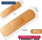 4pcs Car Bandaid Sticker  Funny Band Aid Sticker For Car Damage  24inch Giant Ba