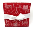 Punch Studio Keepsake Square Box Christmas In Paris 29668 9 5 X 9 5 X 6 25 