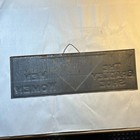 The Bradley Shoe For Men And Women    since 1843    Embossed Metal Sign With Chain
