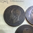 Italy 1867h 1867om 1867  10 Centesimi Copper Coins Vittorio Emanuele Ii