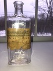 Large Swanton Vermont Druggist Bottle W label -swanton Drug Co - Vermont C  1890