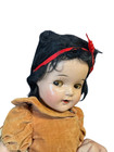Snow White Disney Antique Ideal Shirley Temple 22  Doll 1937 Original Flirty Eye