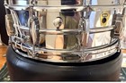 Super Ludwig 400 5x14 Pre-serial Transition Badge 1958-59 Cob Snare Drum