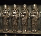 Antique Flat Mold Chocolate Mold Of 16 X Saint Nicholas Santa By Anton Reiche
