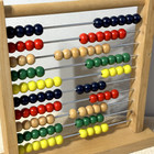 Melissa   Doug Abacus Classic Wooden Educational Counting Toy 100 Colorful Beads