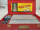 Vintage 1938 A c  Gilbert Erector Set 7 1 2 Engineer s Set  working Engine 