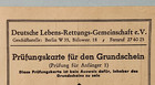 Wwii ww2  Germany   D l r g Examination Card  1941
