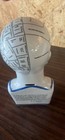 Vintage 12  Porcelain Phrenology Head Bust  By L  N  Fowler  Authentic Model 