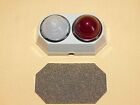 Vintage 3 3 4  High Red White Indicator Lights Unused In Box Nos