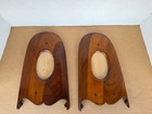 Wwi Trench Art Matching Pair Of Handcrafted Propeller Wood Picture Frames