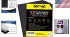 Strong Adhesive 12-pack Magnetic Sheets - Perfect For Crafts   Home Displays