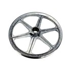 Dial 6324 Blower Pulley 10  X 1      Single Groove Zinc Pulley With 1  Bore