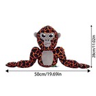  2025 New Monkey Gorilla Tag Plush Doll Toy For Game Fans Kids Birthday Gift