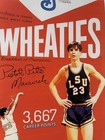 Pistol Pete Maravich Lsu Wheaties Hof Scroll Banner Poster 20x30 Sign Rare