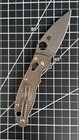 Spyderco Manix 2 Sprint Run  Brown Frcp Scales  Cpm 15v Steel  Usa  C101pbn15v2