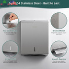 Paper Towel Dispenser Wall Mount  Large Commercial C z Tri Fold Multifold Hand T