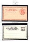 Momen  Hawaii Us Stamps  ux1-ux9 Postal Staionary Unused Lot  97186 