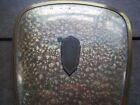 Vtg Antique Hand Held Mirror Bronze Brass Vanity Dresser  Beveled Edge Glass