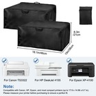 2x Durable Printer Dust Cover Waterproof Protective Case For Home Office W  Bag