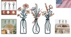 Stylish 3-piece Metal Flower Wall Art - Perfect For Home Or Housewarming Gifts