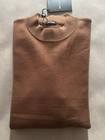 Kiton Men s Crewneck Sweater Brown Cashmere   Silk Us Sz M