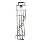 Antique Victorian Iron Gate Window Panel Fence Architectural Salvage Door  400