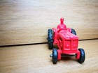 Tomte Laerdal Ford Farm Tractor In Red Vintage Original Toy From The 1960s