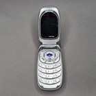 Vintage Samsung Sch-a670 Verizon Flip Cell Phone Silver Parts Repair As-is