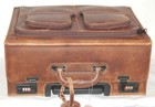 Orvis Leather Briefcase Legal Salesman Case Rolling Luggage Vintage With Tags