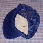 Vtg Strohs Light Beer Trucker Hat Snapback Mesh W Rope Cap 1980 s Detroit Black