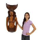 34  Life Size Figurehead Mermaid Wood Look Finish Nautical Tropical Home Decor