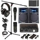 Mackie Producer Bundle Audio Recording Interface W 3  Monitors   Microphones