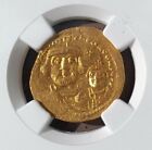 Byzantine Empire Gold Solidus  Heraclius   Heraclius Constantine  Ngc Au