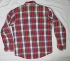 St  John s Bay Mens  2 Medium M Red Plaid Flannel Button Front Quilt Lined