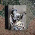 Reflecting Wizard Pewter Figure 3 t Sunglo Designs 1992