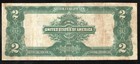        1899  2 Silver Certificate Mini Porthole Large Size Bill 17574