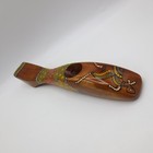 Hand Made And Hand Painted Wine Bottle Holder From Australia Fish Kangaroo