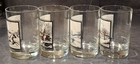 Set Of 4 Arby s Currier And Ives Glass Frozen Up 1978 Tumbler Rock Glasses 12 Oz