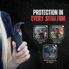 Police Magnum Pepper Spray Self Defense Oc - 2 Pack 3 4oz Black Keychain Holster