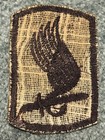 Original Vietnam Era Theater Made 173rd Airborne Brigade Subdued Patch
