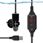 Mini Submersible Aquarium Heater  25 50 100 150 200 300 Watts Adjustable Fish   