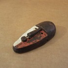 Antique Vtg Small African Passport Mask Tribal Use Hand Carved Lega 6 