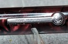 Vintage Inkograph Red black Celluloid Fountain Pen Hooded Nib