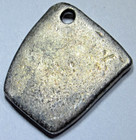 1750 Dated Spanish Guatemala 1 Reales Colonial Pirate Treasure Cob Holed 1r Coin