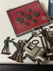 Junk Drawer Lot Grandpas Garage Keys  Buttons  Sold As Is Vintage