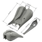Stretch 6 6 Gallon Gas Fuel Tank For Harley Electra Street Road Glide 2008-up Us