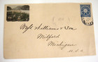 Japanese Stamp Cover Letter 1900 Cancellation Morrill Tea Producers Yokohama